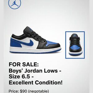 Air Jordans 1 Retro - Boys (size 6.5Y)